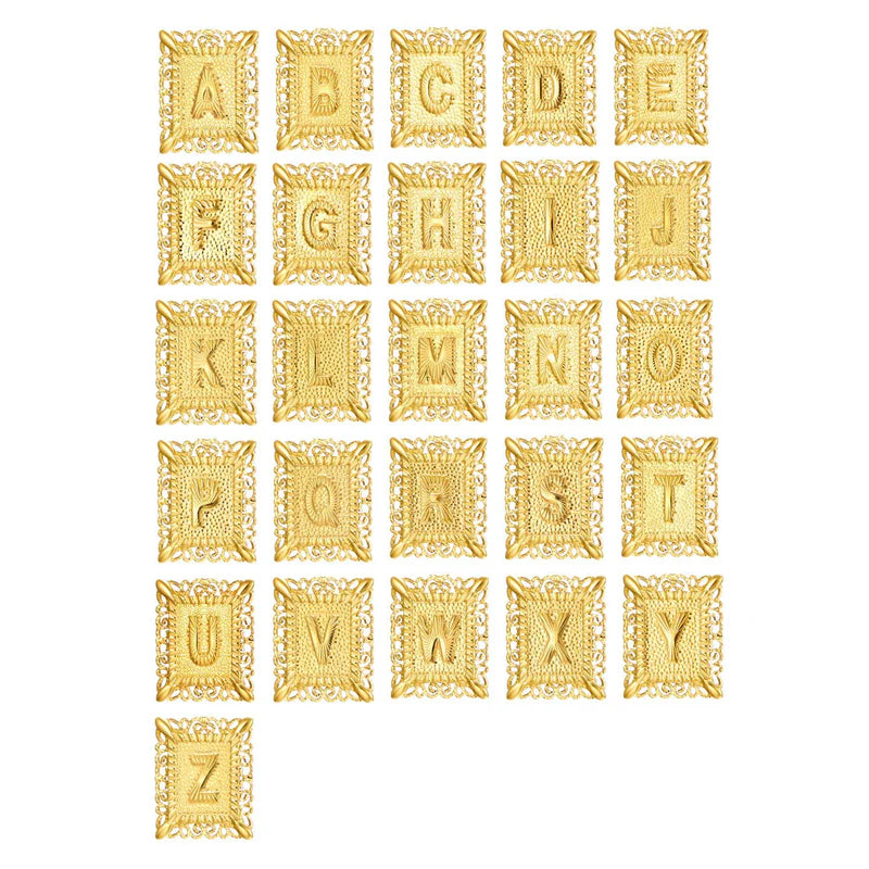 Set de Collares Cruz e Inicial | ORO