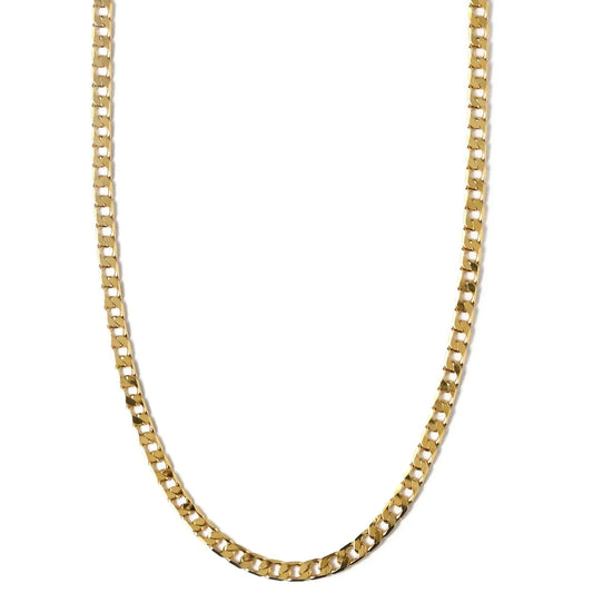 Collar Cadena Curb Flat Link | ORO