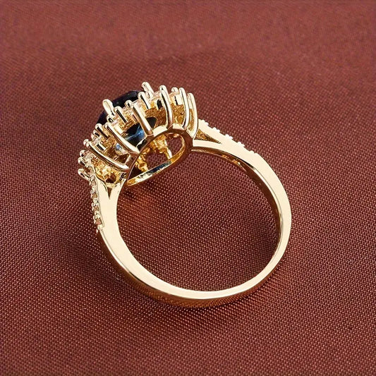 Anillo Vionne Saphirae | ORO BLANCO